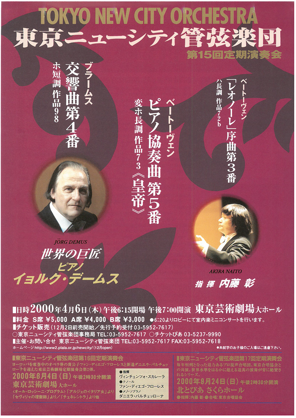 第15回定期公演チラシ